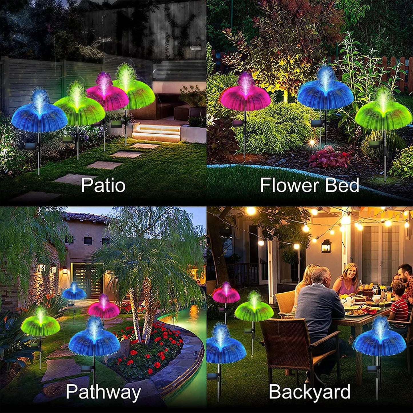 Solar Color Changing Jellyfish Lamp