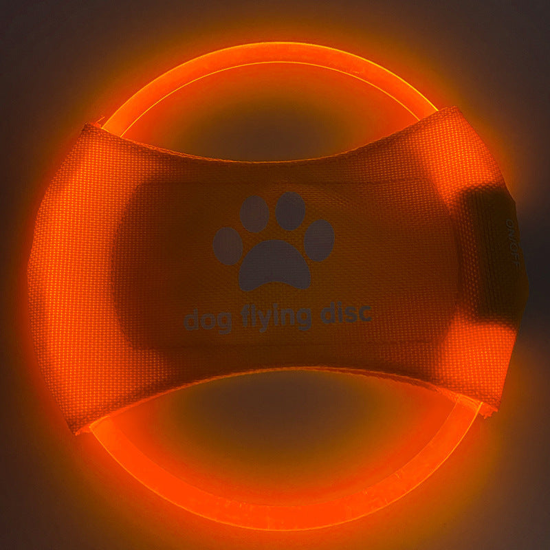 LED Light-Up Dog Flying Discs