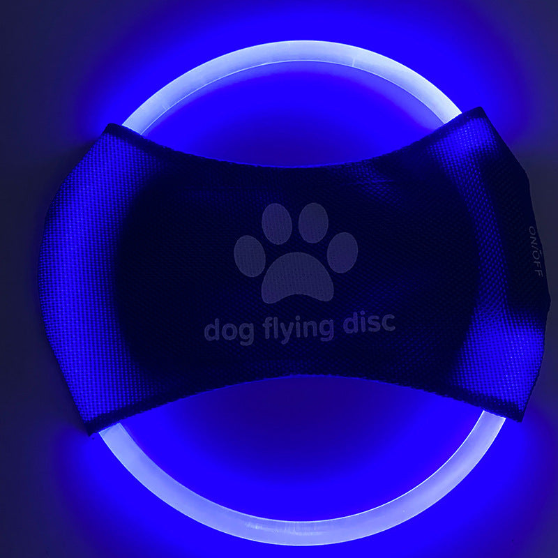 LED Light-Up Dog Flying Discs