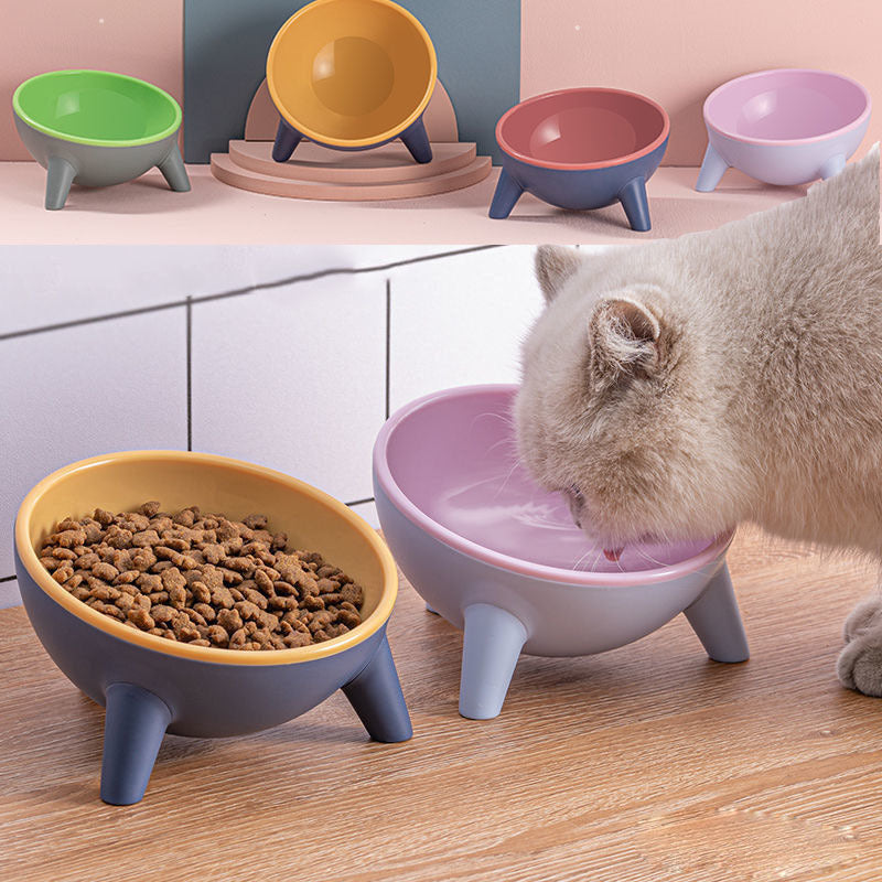 Nordic Color Pet Bowl With Stand