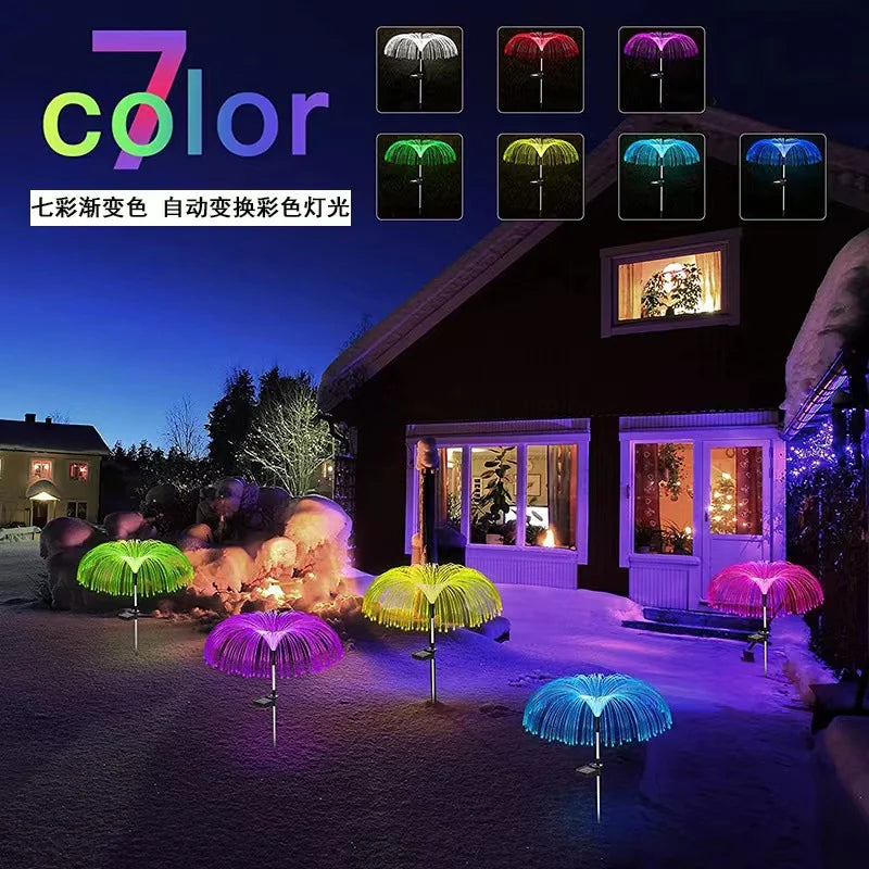 Solar Color Changing Jellyfish Lamp