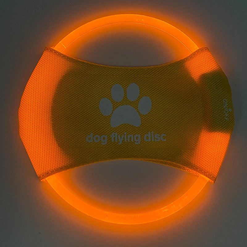 LED Light-Up Dog Flying Discs