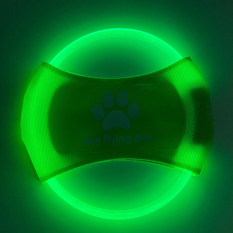 LED Light-Up Dog Flying Discs