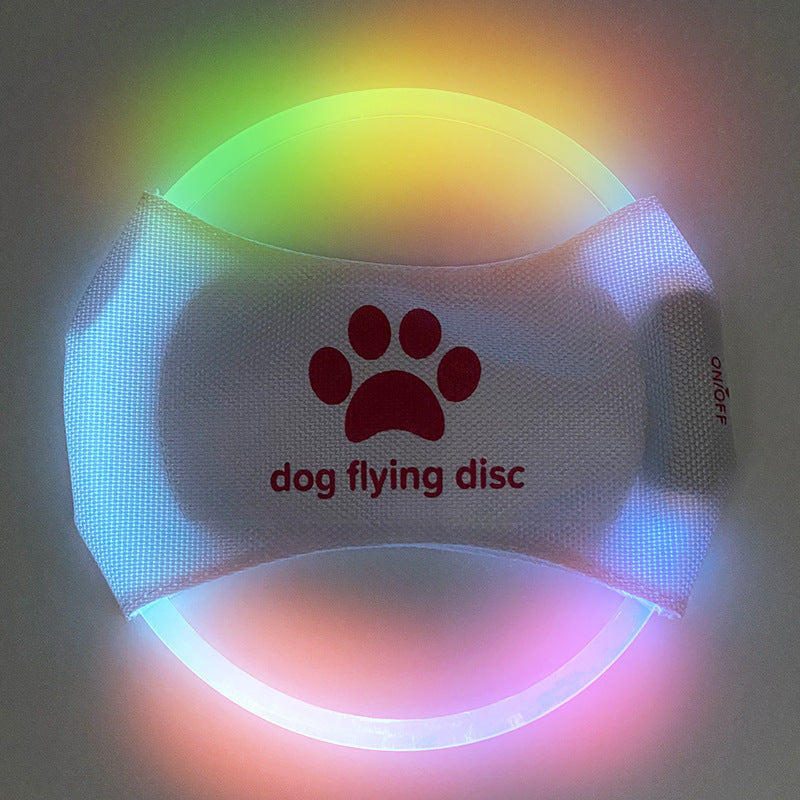 LED Light-Up Dog Flying Discs