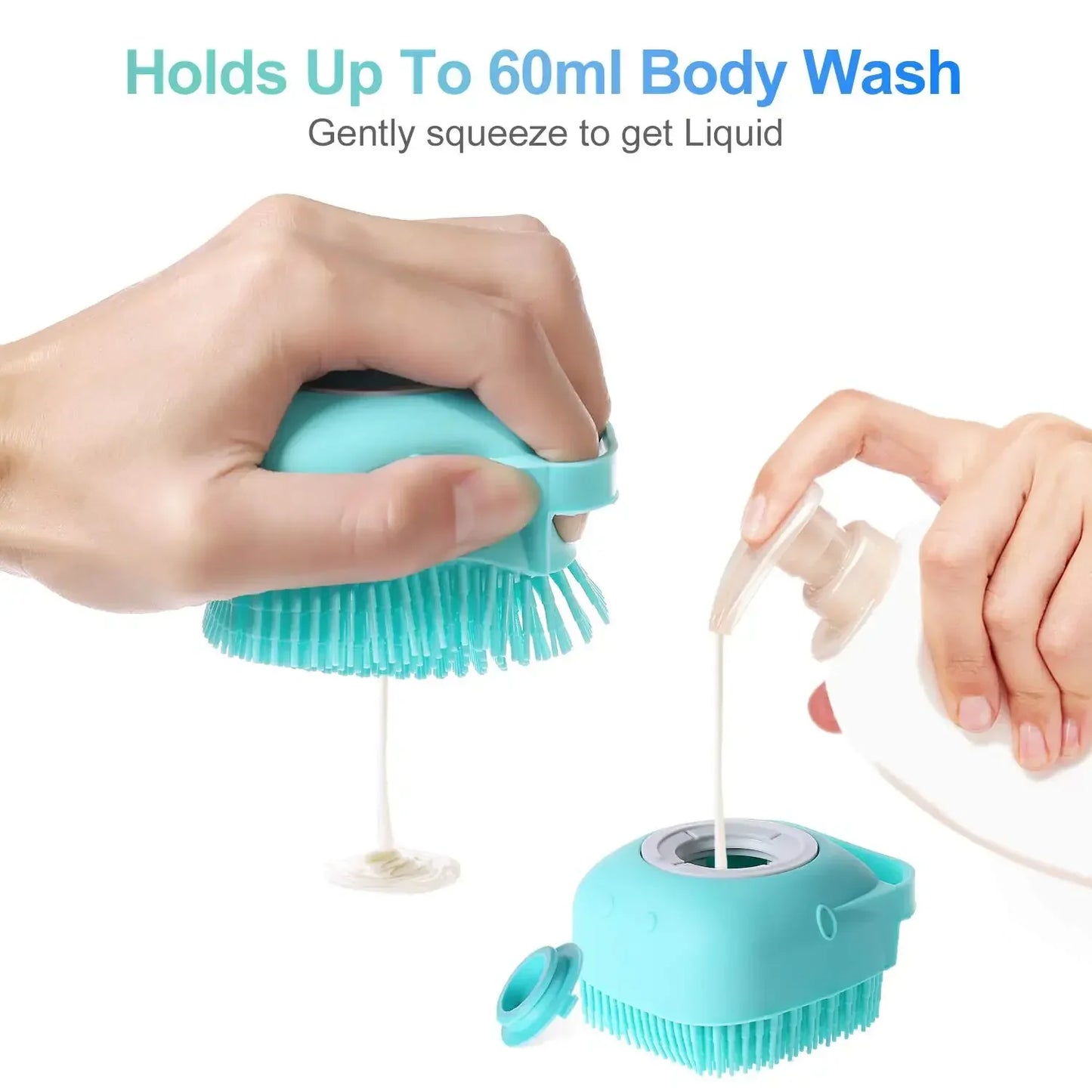 2 In 1 Pet Shampoo Brush