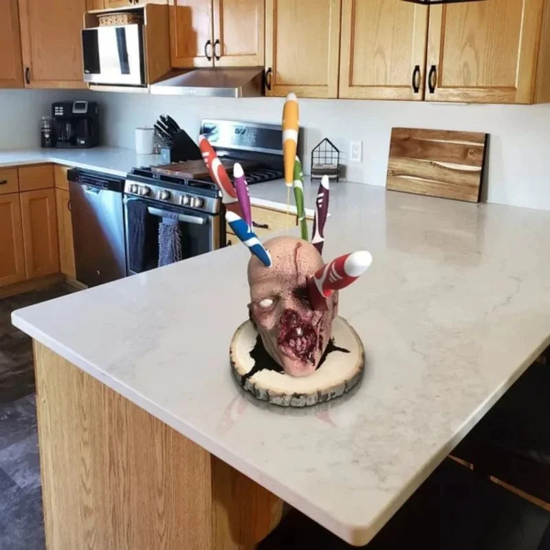 Horror Skeleton Knife Stand