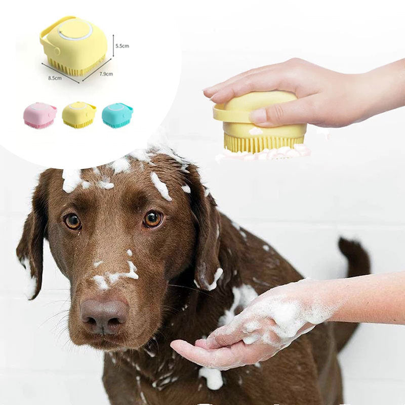 2 In 1 Pet Shampoo Brush